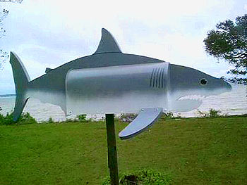 Great White Shark Mailbox