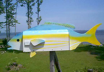 Yellowtail Snapper Mailbox